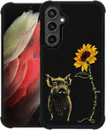 for Samsung Galaxy S23 FE Case, Pig Sunflower Yellow Sunshine Pattern Graphic Design Girl Boy Soft Silicone Hard Acrylic Shock Protection for Samsung Galaxy S23 FE