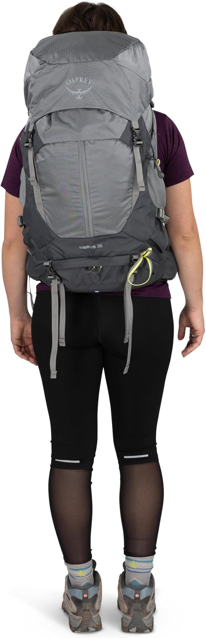 Osprey Sirrus 36L Women's Hiking Backpack - Lightweight Backpacking Pack with Waterproof Raincover - Camping Bag, Purple Dusk