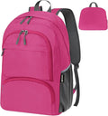 HOLYLUCK 20L lightweight packable Hiking Daypack Foldable Backpack for Men Women Small Travel Outdoor Foldable Shoulder Bag-pink