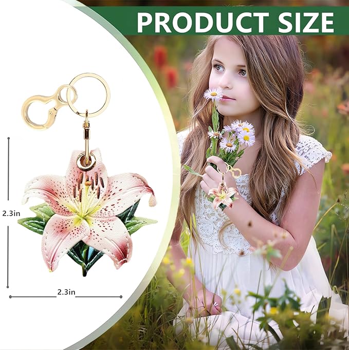 Leather Keychain Holder Case Compatible with AirTag,Cute air tag Cover with Keychain Ring,GPS Tracker Case for Keys