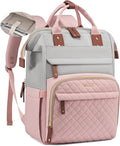 LOVEVOOK Laptop Backpack for Women, 15.6'' Waterproof Nurse Bag Teacher Work Backpack Purse for Women, Travel Computer Backpack for College Office Business Ladies