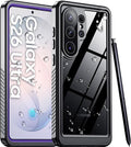 Temdan Designed for Samsung Galaxy S26 Ultra Case Waterproof, Built-in Lens & Screen Protector Military Grade Shockproof Dropproof IP68 Underwater Full Body Phone Case for Galaxy S26 Ultra 6.9"-Purple