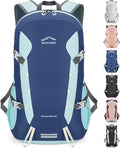 BAGPARKK Hiking Backpack,Large 35L Travel Backpacks for Men Women,Water Resistant Ultra Lightweight Foldable Packable Camping Daypack for Outdoor Sports