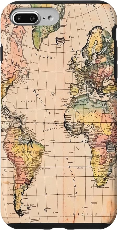 World Map ,Old Map of the World Case for iPhone 7 Plus/8 Plus