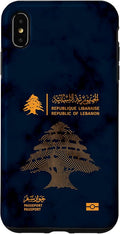 Lebanon,Lebanon Passport,Lebanon Flag,Lebanon map. Case for iPhone XS Max