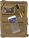 Tactical Notebook Covers Tactical Admin Notebook Cover System | Zippered Map Case | Fits US Standard Size Paper 8.5” x 11” & A4 Notebooks | Durable Field Organizer (Coyote Brown)