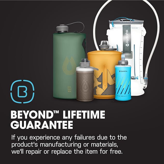 HydraPak Seeker - Collapsible Camping Water Storage (2L, 3L, 4L, 6L, 10L) - BPA & PVC Free, Hydration Reservoir Bag, Leak Proof