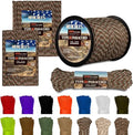 HERCULES Type III Paracord 550 Paracord Rope Parachute Cord, 100' Camo for Survival Rope, Survival Cord