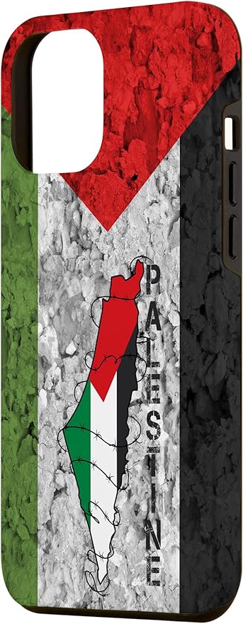 Kufiya PALESTINE Keffiyeh flag, Palestinian Map pattern Case for iPhone 12 Pro Max