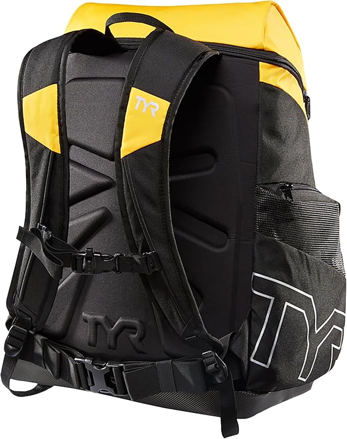 Alliance Backpack TYR Wet/Dry Athletic Gym and Pool Bag for Men and Women - Separate Wet/Dry Compartments, 45L Capacity, Ergonomic, Water-Resistant - Available in Team Colors