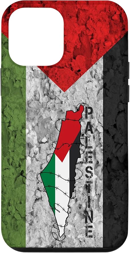 Kufiya PALESTINE Keffiyeh flag, Palestinian Map pattern Case for iPhone 12 mini