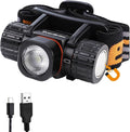 EverBrite Rechargeable Headlamp, 500 Lumen LED Rechargeable Headlight with 4 Light Modes, Magnetic Base and Adjustable Headstrap, Perfect for Camping, Hiking, Caving, Fishing, E101106AE