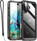 AICase Compatible with iPhone 17 Case Waterproof, Clear Water Proof Built-in Screen Protector Shockproof Dustproof Snowproof Full Body Rugged Underwater Phone Case with Lanyard