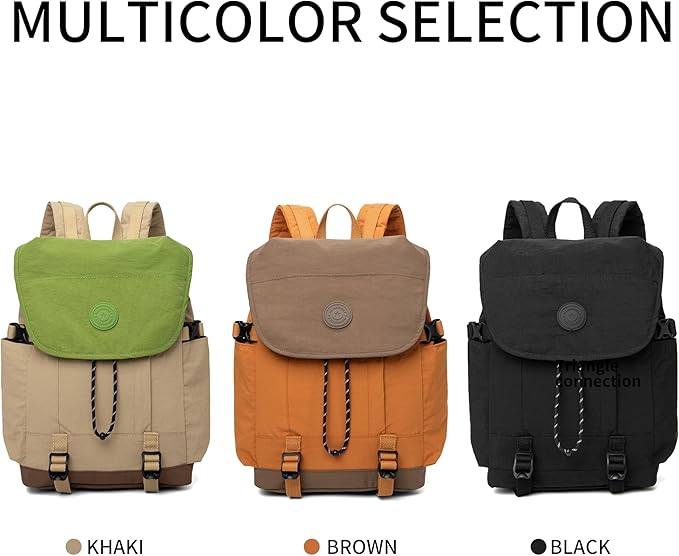HUARIPOLY Outdoor Backpack Lightweight Waterproof Leisure Day Bag Multi functional Travel Bag Pulling Rope Bag ﻿
