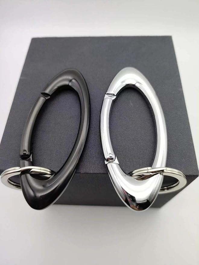 Y2K Cute Star Carabiner Keychain Cool Belt Loop Clip Starlight Heavy Duty Carabiner Clasp Snap Hook Holder Key Buckle