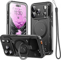 AICase Magnetic for iPhone 17 Pro Max Case Waterproof Magsafe[Ring Invisible Stand & Screen Protector][IP68 Underwater][Dropproof][Dustproof][Real 360] Shockproof Protective Phone Case 6.9" 2025