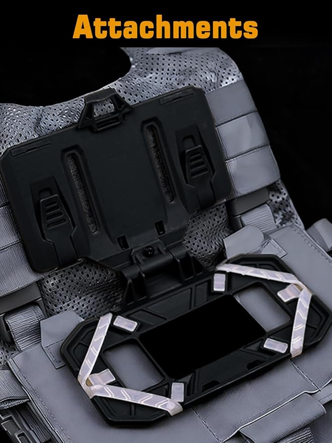 Tactical Gear Plate Carrier Vest Accessories Phone Chest Mount Holder for Screen Size 4.7"-6.7"
