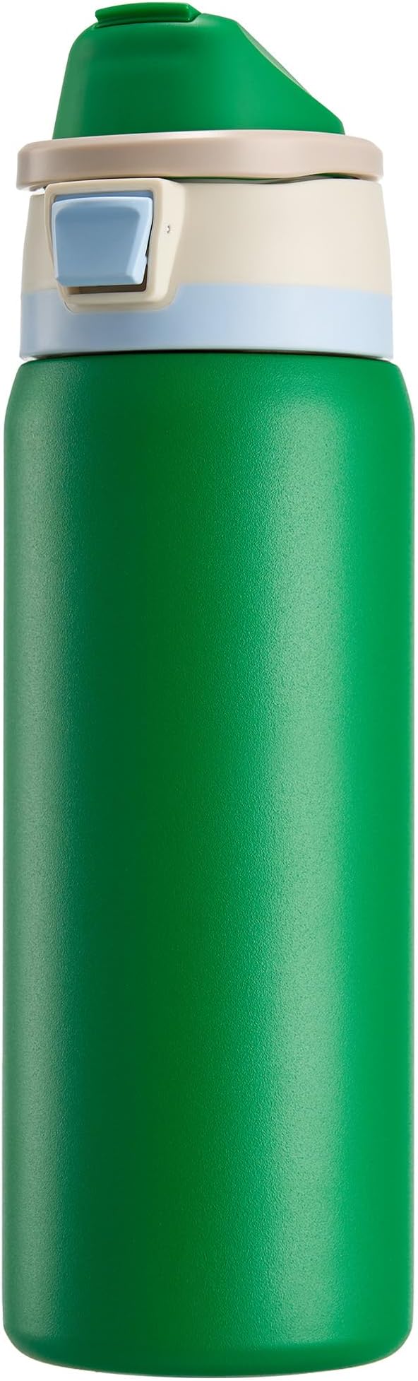 Fijinhom 32 oz Insulated Water Bottle with 2-in-1 Straw and Spout Lid, Stainless Steel Double Wall Vacuum Flask, Sports Water Bottle Keeps Cold 24H, Leak Proof for Gym, Outdoor, Travel (Green)
