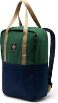 Columbia Unisex Trail Traveler 18L Backpack, Rain Forest/Collegiate Navy, One Size