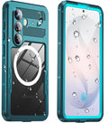 for Samsung Galaxy S26 Waterproof Case, [Fit for Magsafe] [IP68 Water Proof] [Built-in Screen Protector], Magnetic Heavy Duty Military Grade Rugged Phone Case for S 26 6.3", Teal