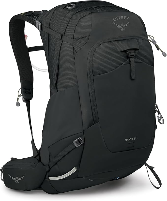 Osprey Manta Men's Hiking Backpack with Hydraulics Reservoir - Hydration Pack with Water Bladder