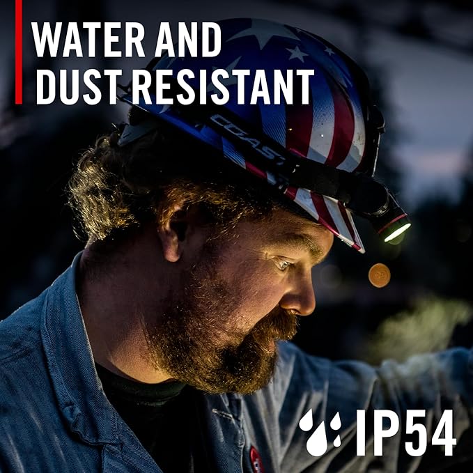 Coast® XPH34R 2700 Lumen USB-C Rechargeable-Dual Power LED Headlamp withPURE Beam® Twist Focus™ and Magnetic Base