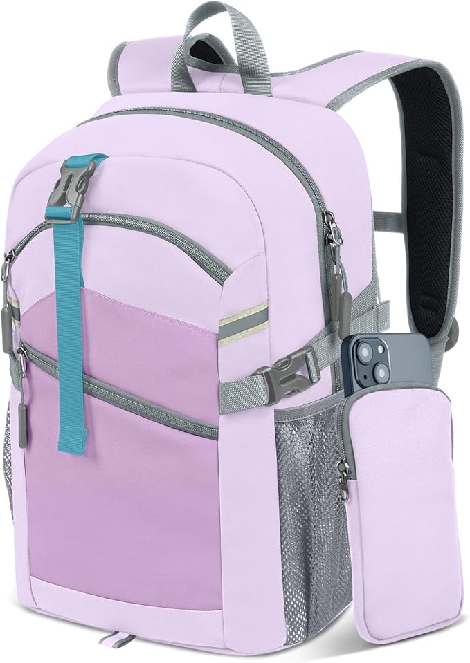 Small Hiking Backpack,20L Lightweight Travel Daypack,Ideal for Hiking,Traveling and Outdoor Adventure,Purple