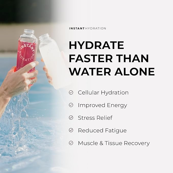 Instant Hydration Electrolytes Powder Packets - Variety Pack - Zero Sugar - Keto, Vegan, Gluten-Free, Non-GMO - Boost Recovery, Brain Function, Muscle & Tissue Health - 12 Sticks