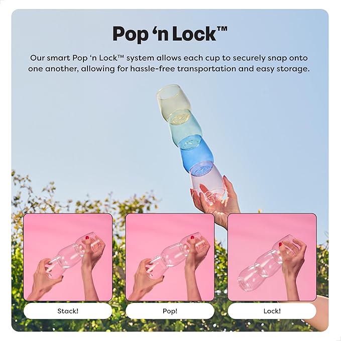 TOSSWARE POP 14oz Vino SET OF 48, Recyclable, Unbreakable Unbreakable & Crystal Clear Plastic Wine Glasses, 48 Count (Pack of 1)