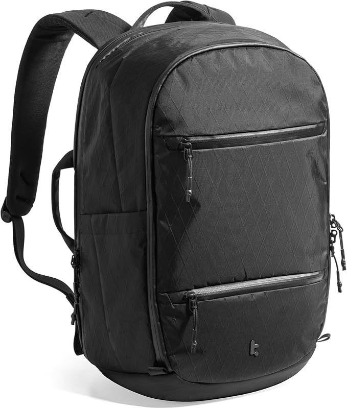 tomtoc Laptop Backpack 26L X-Pac, Large Business Work Bag Fits 15.6-16 Inch Laptop, Water-Resistant Durable Computer Travel Backpack for Business Trip, Weekend Getaway