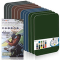 Cahomo 7.9x3.9 inch 12 PCS Nylon Repair Patch Nylon Repair Tape Self Adhesive Fabric Tapes Outdoor Camping Gear Fabric kit for Tent, Umbrella, Down Jackets, Sleeping Bag, Knapsack (Color Set A)
