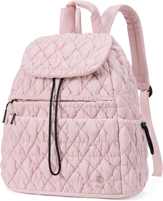 CLUCI Puffy Quilted Backpack Purse for Women, Casual Lightweight Daypack for Women Travel | Purse, Casual, Lightweight, Travel