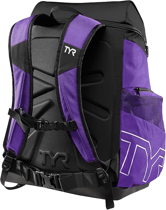 Alliance Backpack TYR Wet/Dry Athletic Gym and Pool Bag for Men and Women - Separate Wet/Dry Compartments, 45L Capacity, Ergonomic, Water-Resistant - Available in Team Colors