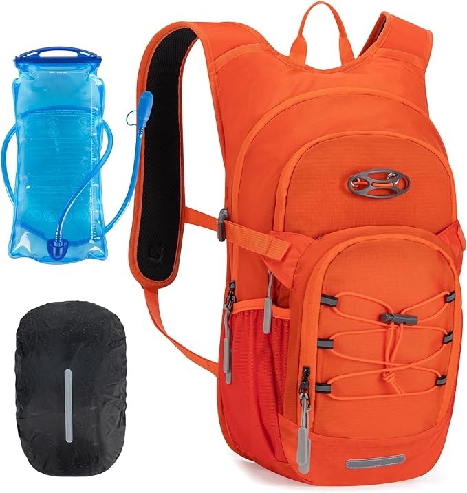 KABAQOO Hydration Backpack, 18L Multipurpose Hiking Backpack with 3L Water Bladder, Water Backpack Insulated Hydration Pack Ideal for Hiking and Cycling