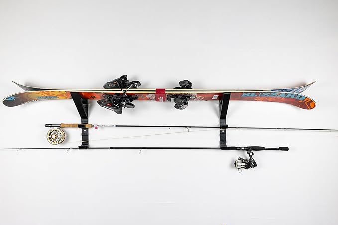 Modular Wall Storage System Rail — Garage Organizer for Fishing, Ski, Bike and Outdoor Gear | PETG, Made in USA