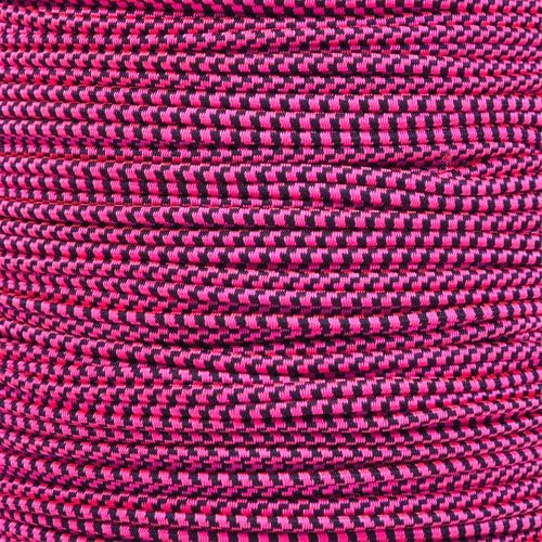 Paracord Planet 1/8-Inch Shock Cord for Replacements, Repairs, and Outdoors – Rosa Noche (25 ft)