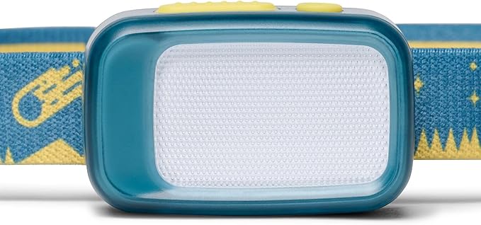 BLACK DIAMOND Wiz Kid Headlamp | 40 Lumens | Child-Safe Design | Adjustable, Rechargeable Battery-Powered Light for Kids Camping & Outdoor | Creek Blue