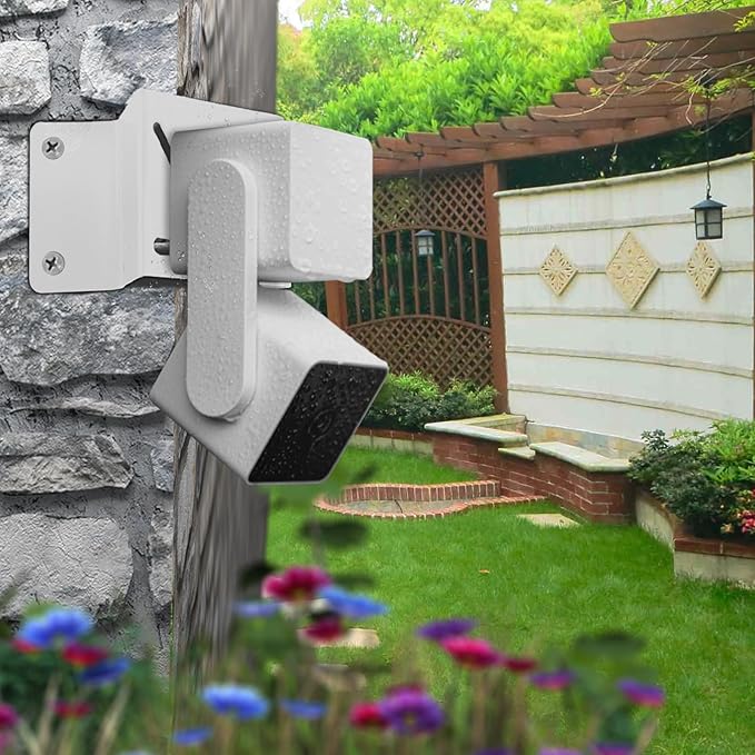 WiTi Metal Corner Mount for eufy soloCam s340, to Achieve a Wider View Range 270° on Both Sides of Exterior Wall Corner, Bracket for PTZ Camera Spray Coated Antirust for Outdoor and Indoor