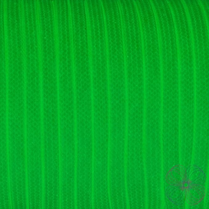 Craft County Glow in The Dark Zesty 21 Strand Luminous 550 Paracord – for DIY Bracelets, Lanyards, and Jewelry (Green, 10 Feet)