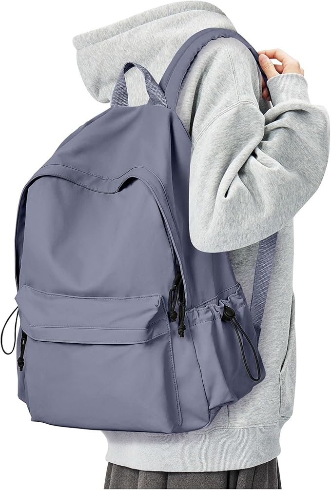BJLFS School Bag Backpack for Women Kids Teens Girls, Small Bookbag College Student Backpack for School Men Boys, Mochilas Escolares para Casual Daypack Mini Book Bag Blue ﻿