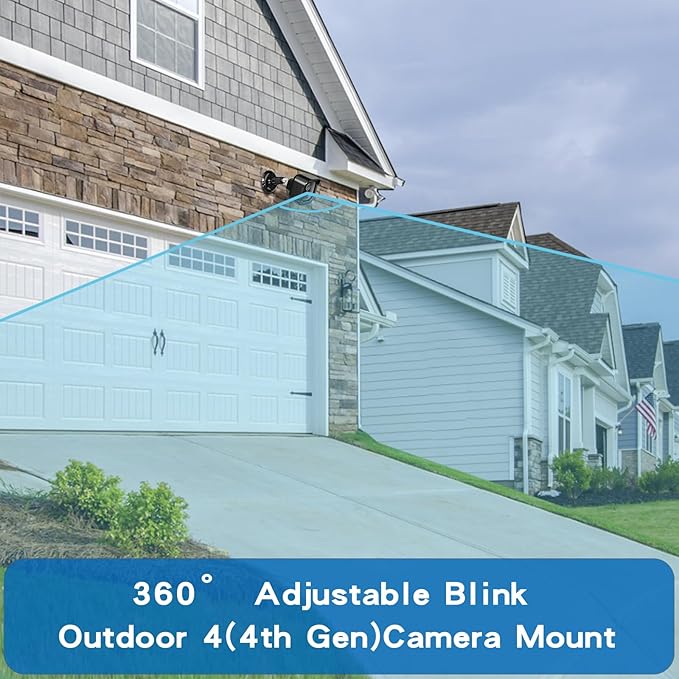 Hogee All-New Blink Outdoor 4 (4th Gen) Camera, Weatherproof Protective Housing and 360 Adjustable Mount with Sync Module 2 - 3 Pack