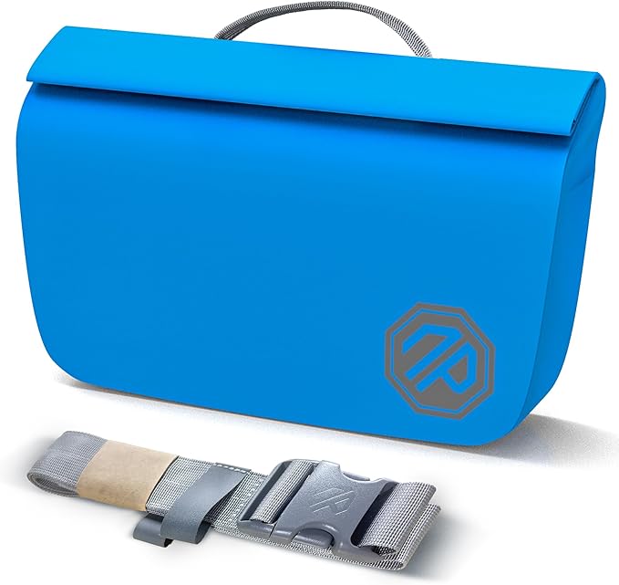 niphean IPX7 Waterproof Fanny Pack with Magnetic One-Hand Closure, Durable Waterproof Dry Bag, for Kayaking, Paddle Boarding, Beach Cruise Essentials, 2.5L Phone Pouch Dry Bags for Men Women, SkyBlue