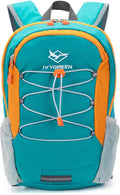 IVYGREEN Little Kids Hiking Backpack for Boys or Girls, Small Daypack for Camping or Travel (Teal blue, Small)