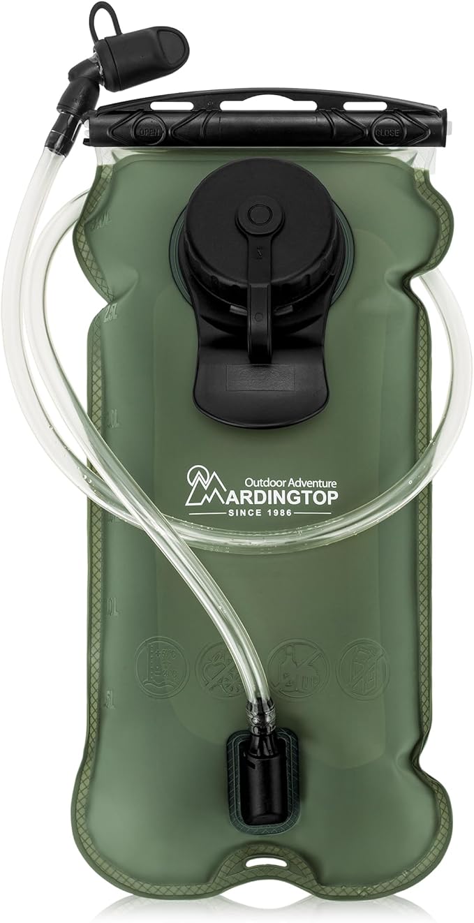 Mardingtop Hydration Bladder, 3L Leak Proof Water Reservoir Military Hydration Pack for Hiking Biking Cycling Running Climbing Camping