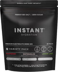 Instant Hydration Sugar Free Electrolytes Powder Packets Variety Pack - Watermelon, Raspberry, Lemon Lime Drink Mix & Travel Essentials with Magnesium and Potassium - Post Workout Recovery - 20 Count