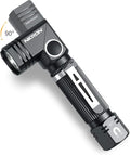 NICRON Flashlight, N7 600 Lumens Tactical Flashlight, 90 Degree Ip65 Waterproof Led Mini Flashlight 4 Modes- Best High Lumens are for Camping, Outdoor, Hiking （Not Including Batteries） Gift