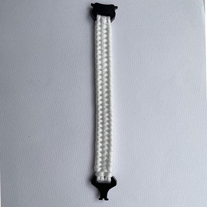 Parachute Cord Bracelets Trilobite Weaved Paracord Bracelet with Side Release Buckle 8.7 inch Black Bracelet for Men Women 1 Set