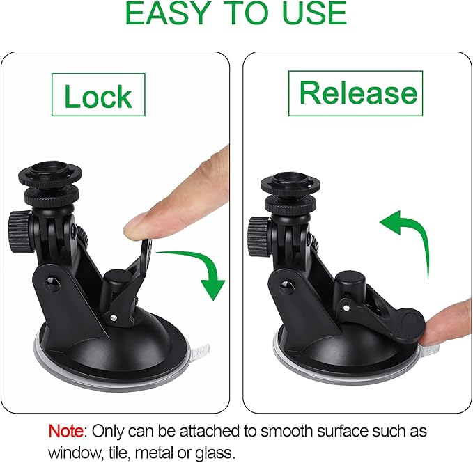 ALERTCAM 2Pack Suction Cup Mount for Blink Outdoor 2K+ / Outdoor 4 (4th Gen)/(3rd Gen), Blink XT / XT2 / Mini, Attach Your Home Security Camera with No Tools
