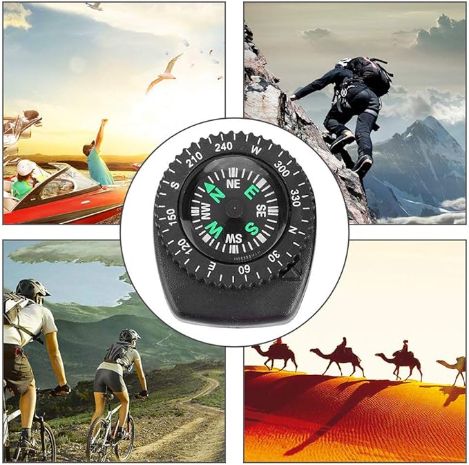 Navigation Intelligent ompass , Watch Compass, Band Slip Slide for Camping Boating for Outdoor Survival Kits