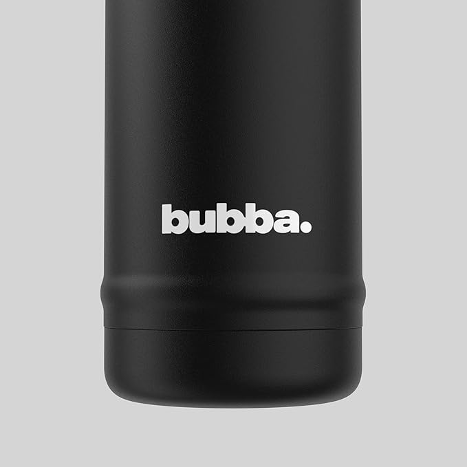 bubba 24 oz Dualsip Insulated Stainless Steel Water Bottle with Straw - Reusable, Leakproof, Lightweight, Dishwasher Safe, Lead-Free and BPA-Free, Office Siren